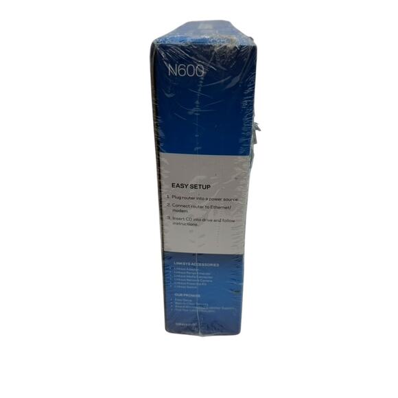 Linksys E2500 N600 Dual‑Band Wi‑Fi Router — New Sealed (E2500‑NP) - Picture 6 of 6